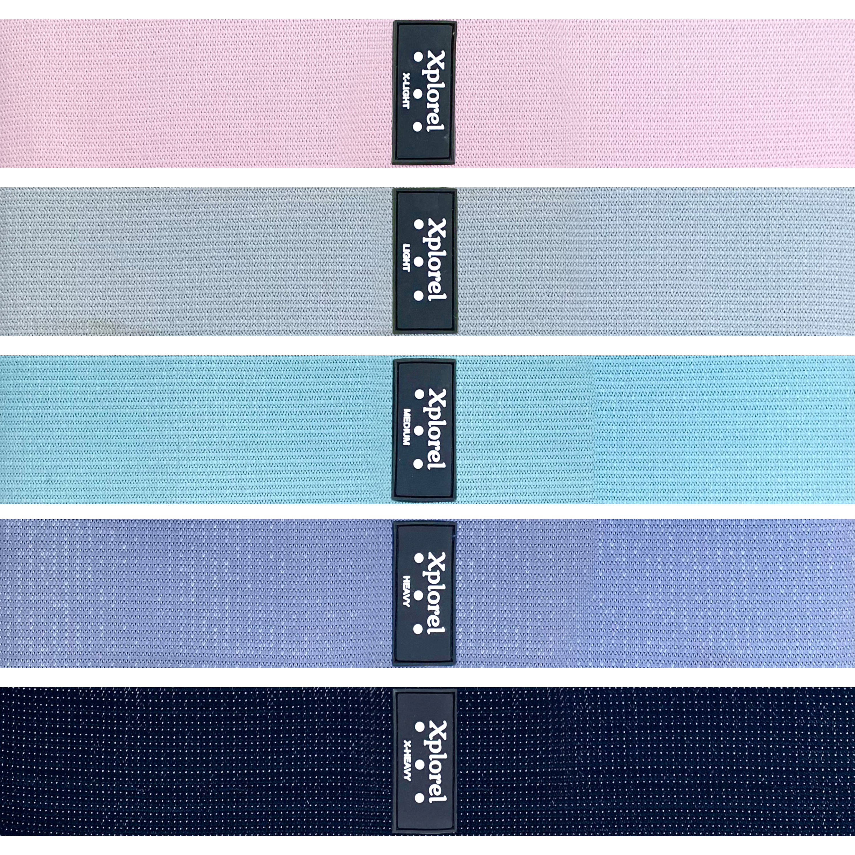 Pastel Resistance Bands Set