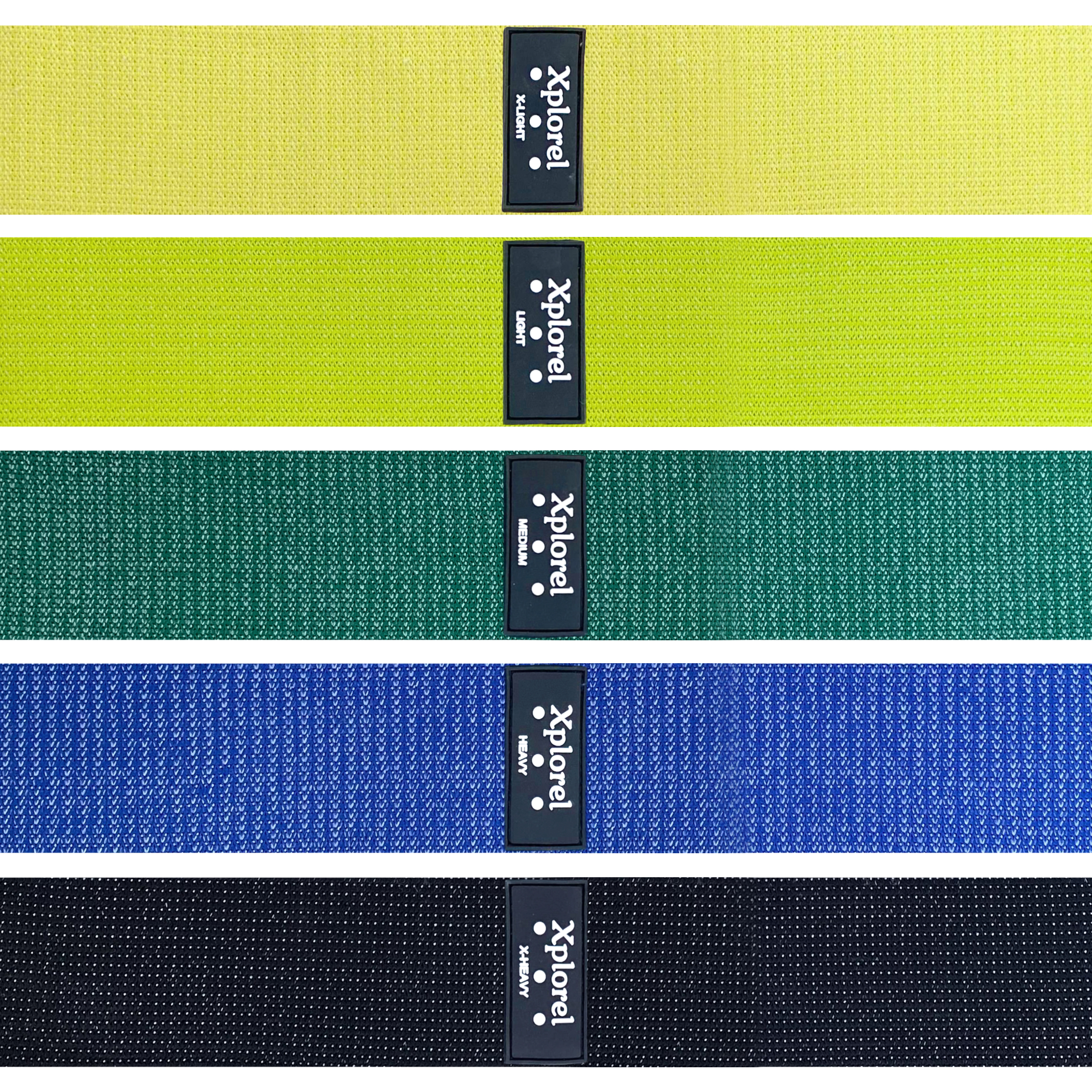 Green Resistance Bands Set
